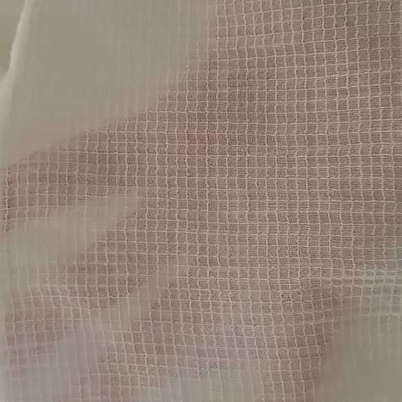 Never Worn SOEUR White Gauze Casual Button Down Bib Peasant Shirt Tunic Medium - Picture 9 of 10